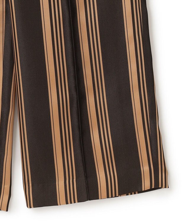 JOSEPH ビッグストライプ　キャロットトラウザーズ Beige/black