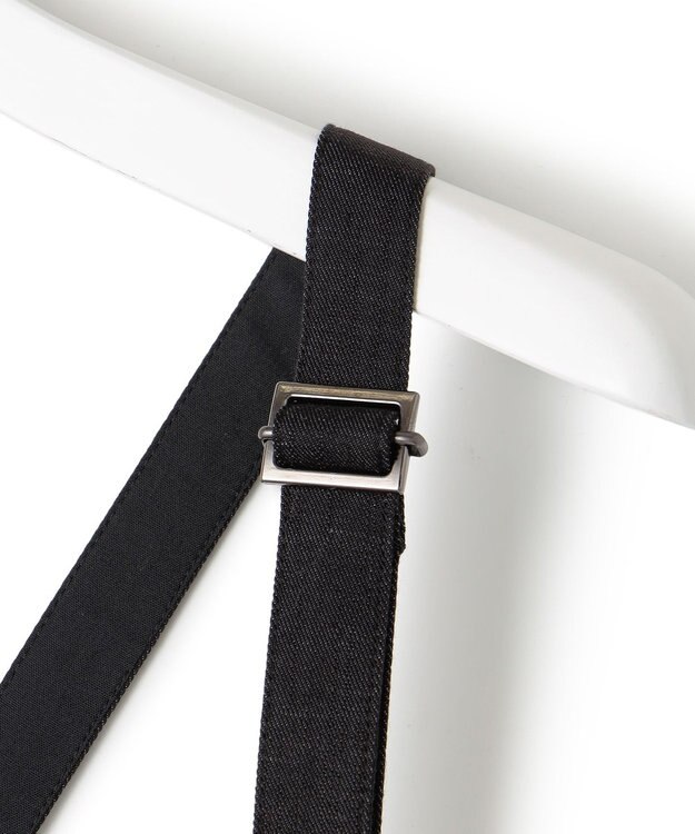 23区 デニムライクシャンブレー Iライン スカート ブラック系