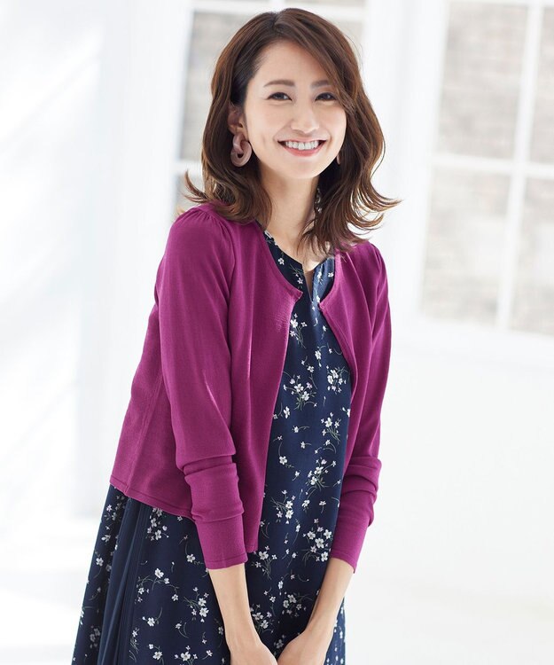 洗える ひんやり心地よいサマーニットカーディガン Tiaclasseファッション通販 公式通販 オンワード クローゼット