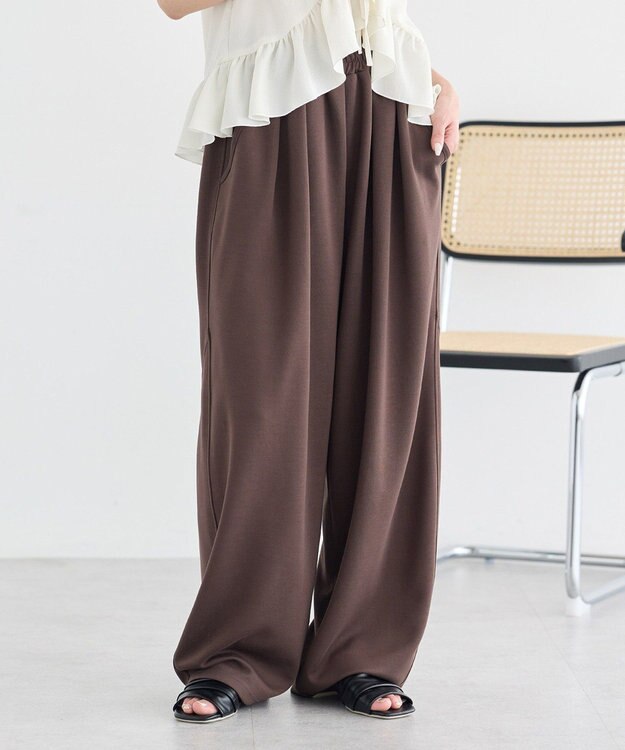 earth music&ecology イージーコクーンパンツ Brown