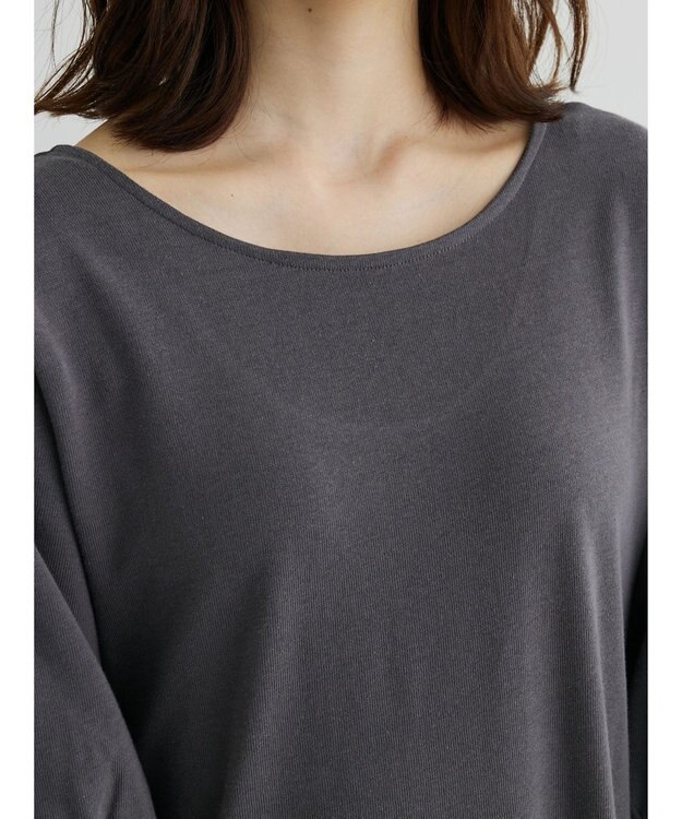 Green Parks ・Ｄｏｕｂｌｅ　Ｆｌａｇｓ　１０ｏｚバルーンソデワンピ Charcoal Gray