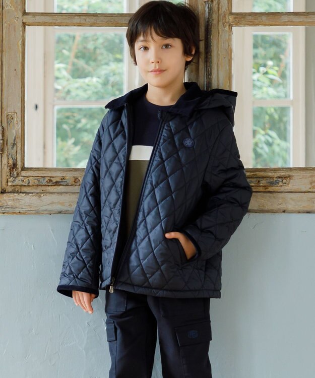 J.PRESS KIDS 【140-170cm】中綿 キルティングコート ネイビー系9