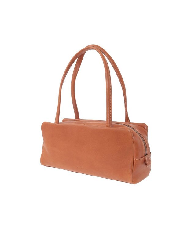 genten ゴートベーシック 横長ボストンバッグ チャ