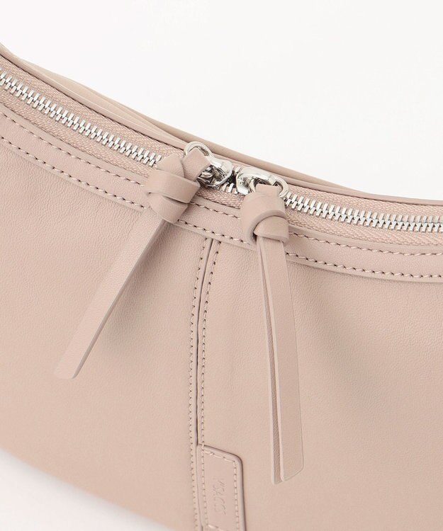 Y'SACCS イタリアンシープ　マルチポーチ付き　ホーボーバッグ グレージュ