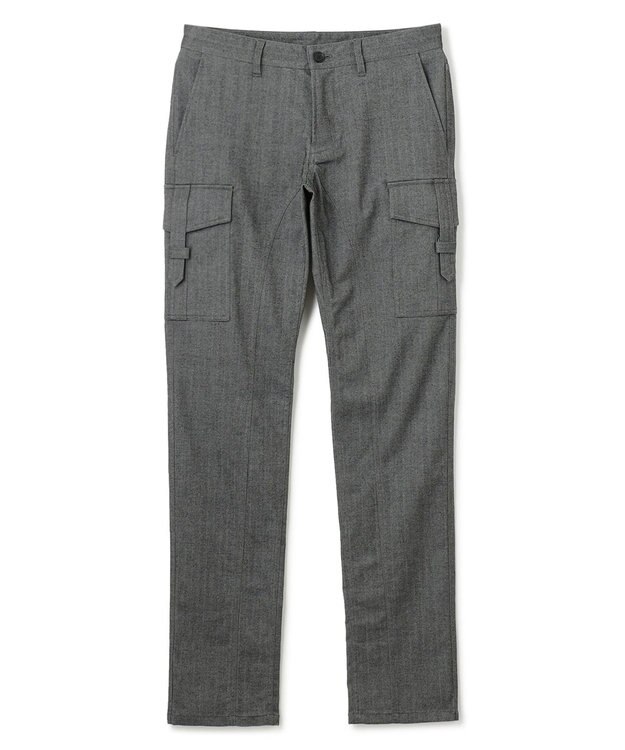 JOSEPH HOMME ソフトヘリンボンストレッチ / CIGAR CARGO グレー系