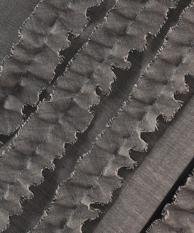 BEIGE， MOYE / フリルブラウス C.Gray