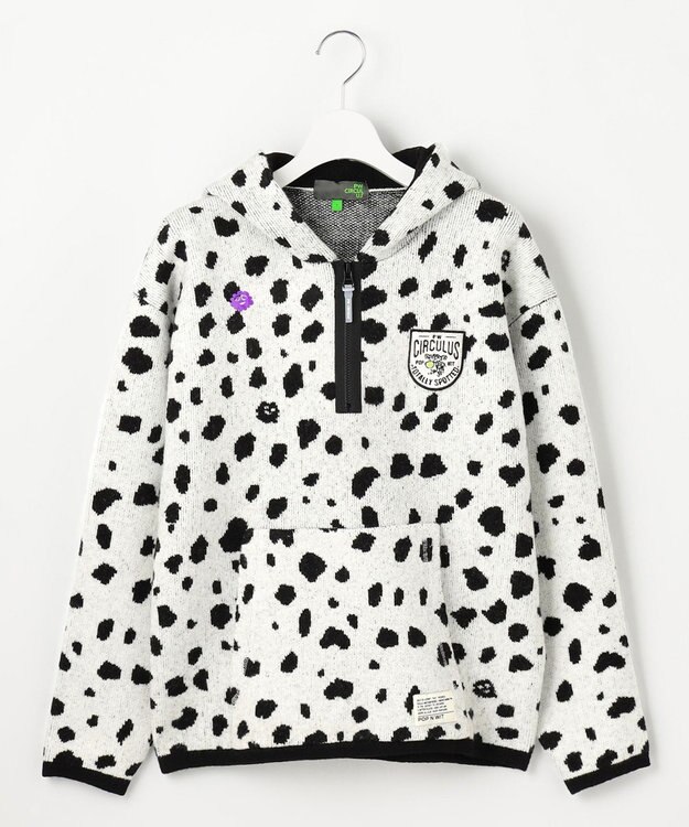 PW CIRCULUS 【WOMEN】SNOW LEOPARD柄フーディー ホワイト系5