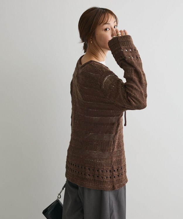 CRAFT STANDARD BOUTIQUE スラブニットチュニック Brown