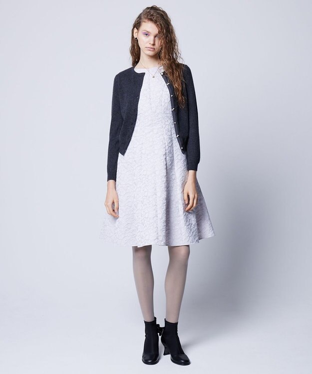 TOCCA 【洗える！】FLOWER MEADOW ドレス グレー系