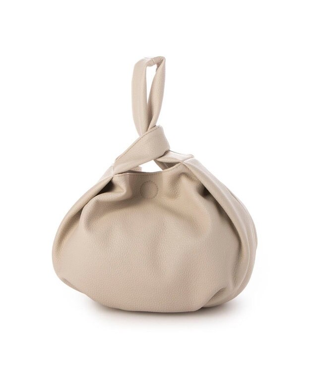 UNBILLION カシュカシュ cachecache / ラウンド型ワンハンドル手提げバッグ アイボリー