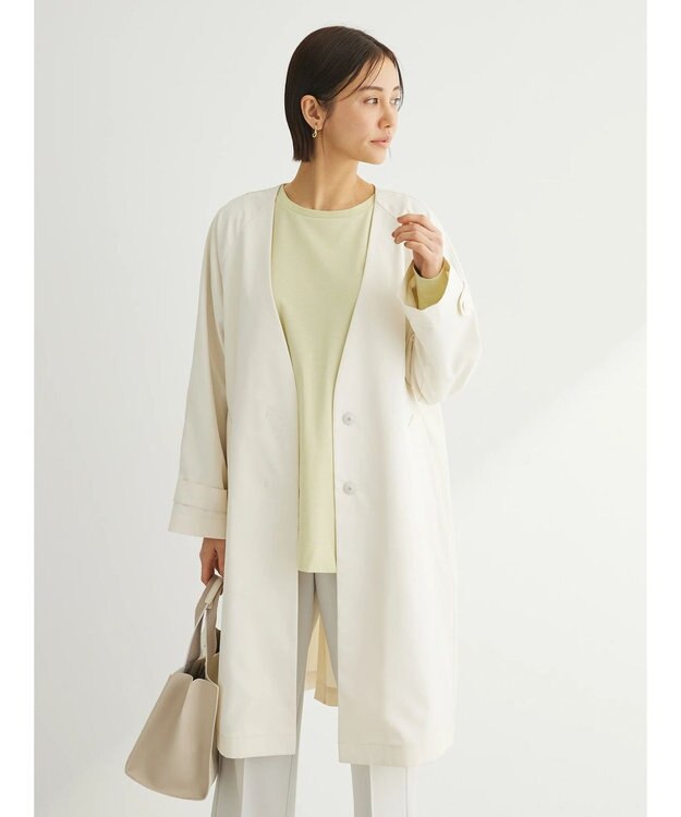 Green Parks 前後でも着れちゃう万能長袖ロンＴ Lime Green