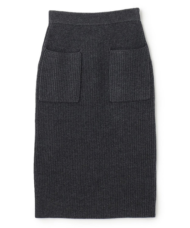 BEIGE， DOUAI / ニットスカート C Gray