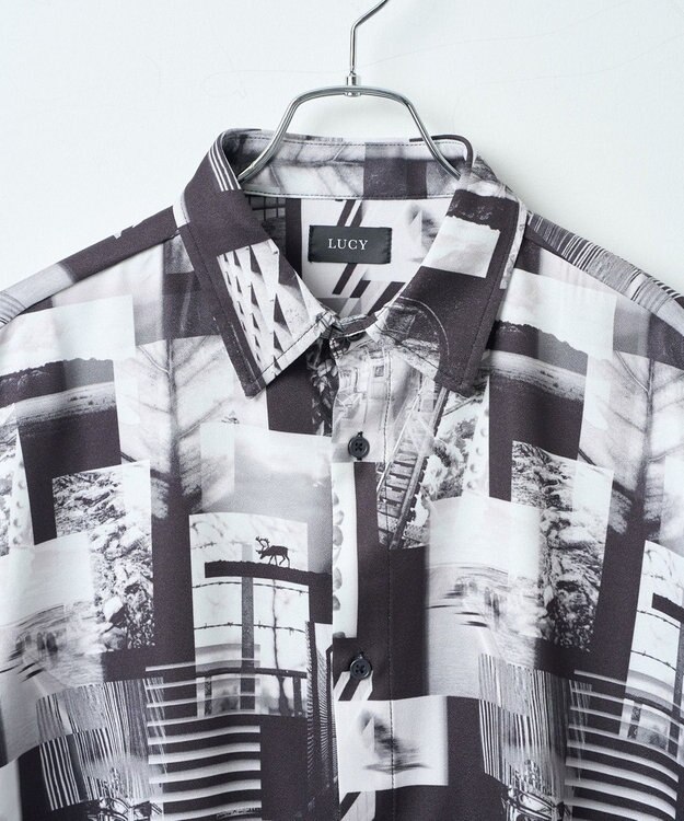 WEGO アムンゼンパターンBIGシャツ 柄1