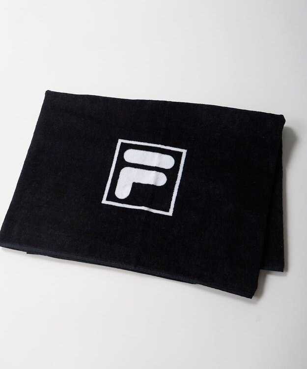 OP／FILA 【FILA】ロゴ入りナップサック&タオルセット ブラック
