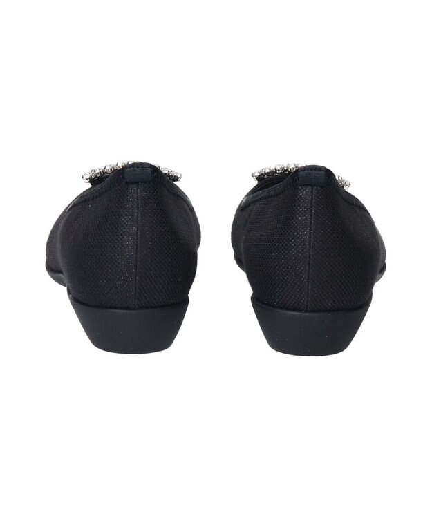 Bridget Birkin ＜2E＞【Bridget Birkin Walk】ビジューモチーフポインテッドパンプス ブラック雑材