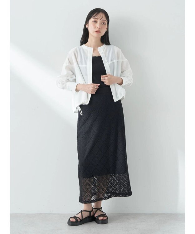 earth music&ecology シャツブルゾン Off White