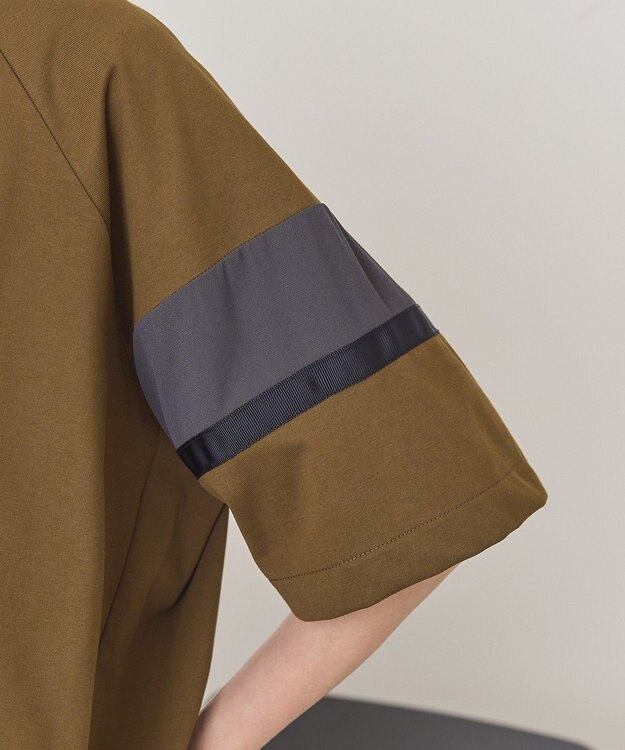 AMERICAN HOLIC 異素材ラインプルオーバー Brown