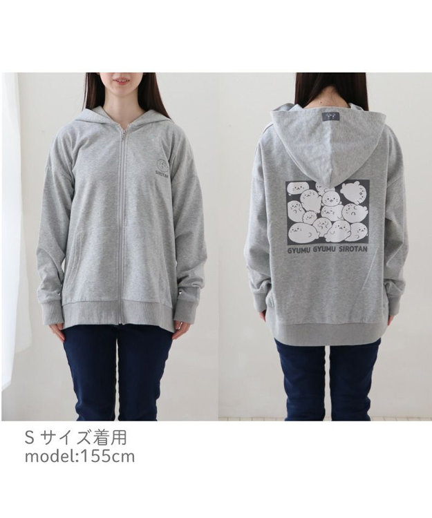 Mother garden しろたん ジップパーカー 《つみつみ》 ユニセックス つみつみ