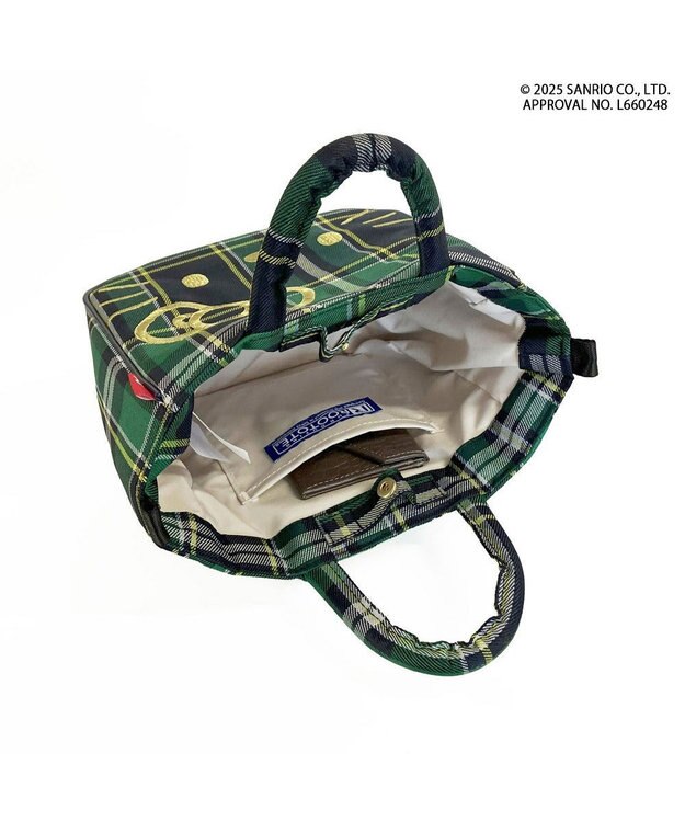 ROOTOTE 8464【サンリオ】IP.べビールー.チェック.ハローキティA 01：グリーン