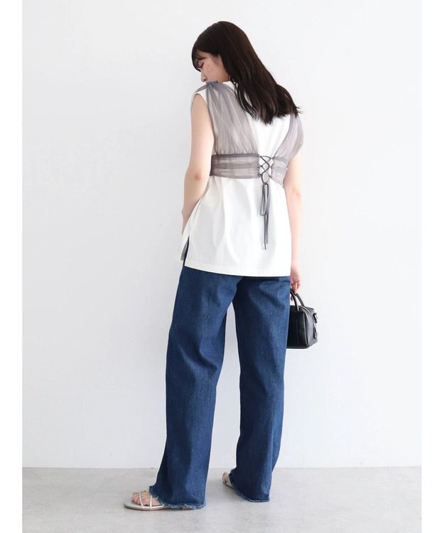 Green Parks ・ＥＬＥＮＣＡＲＥ　ＤＵＥ　バックレースアップビスチェ Charcoal Gray