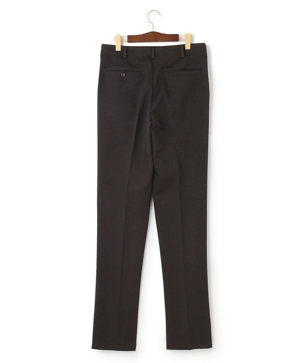 J.PRESS MEN 【JERSEY SETUP】ウィップコード スラックス ダークブラウン系