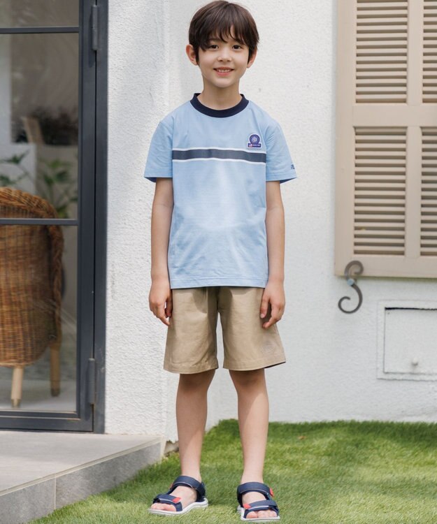 J.PRESS KIDS 【100-130㎝】コットンストレッチ ショートパンツ ベージュ系