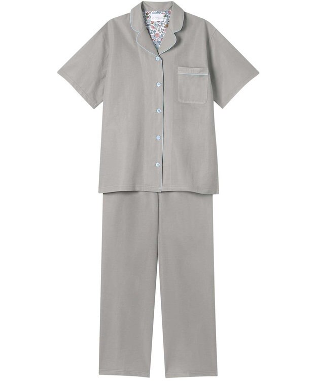 une nana cool 【綿混】MADE WITH LIBERTY FABRIC さらっとした肌あたりパジャマ GY