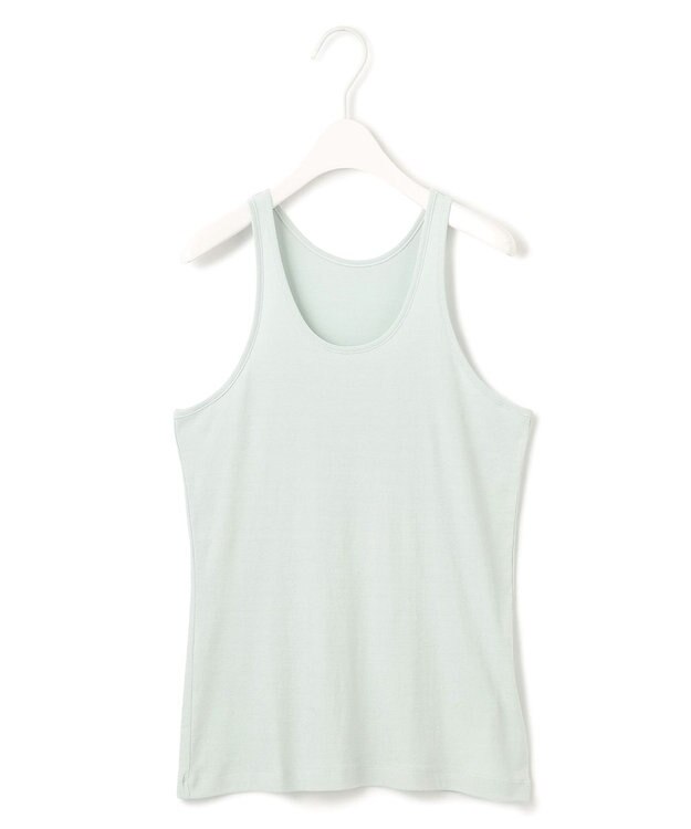 ICB L 【洗える】レイヤードタンク アッシュグリーン系