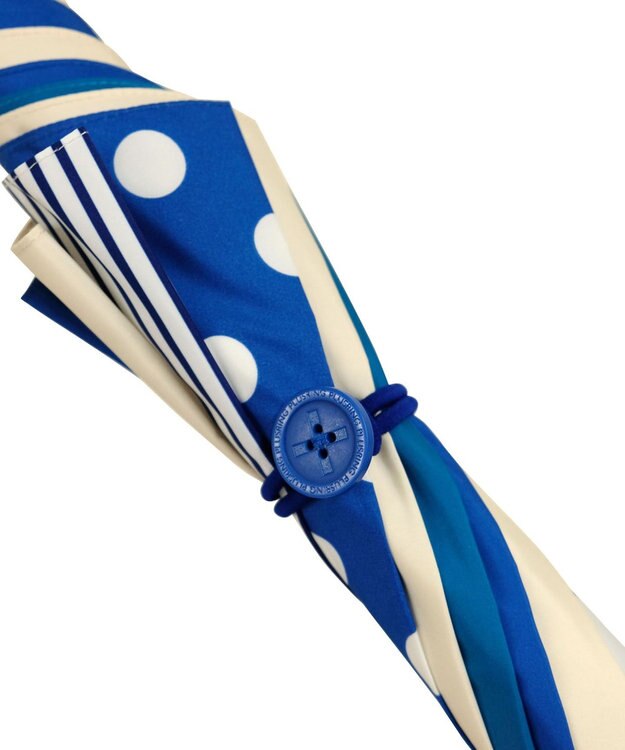 +RING UNISEX プラスリング 長傘 60cm BLU-DOT T1214 青