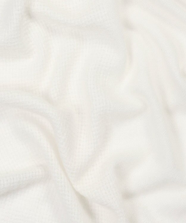 Paul Smith ダブルフェイス カシミヤ ドビー スカーフ オフホワイト