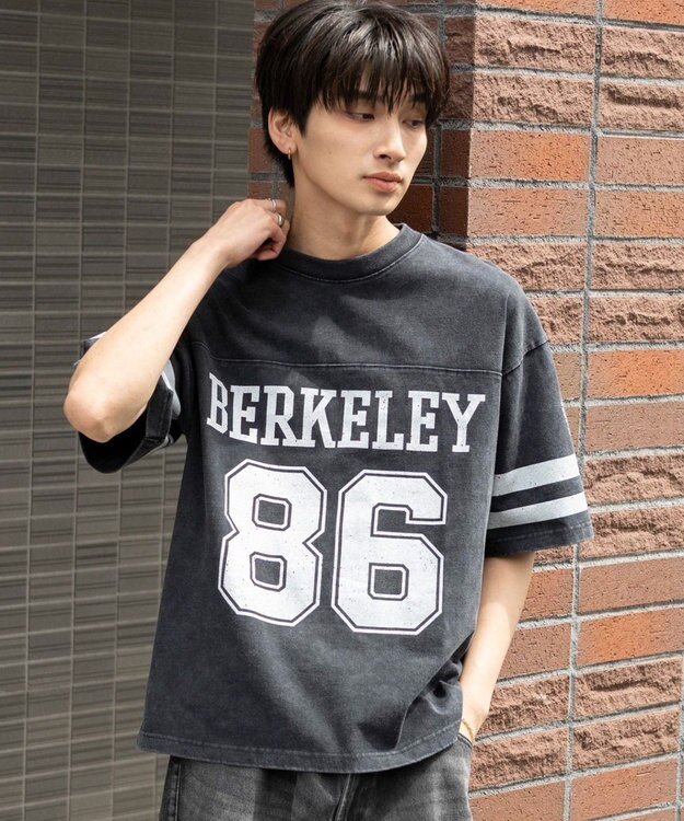 WEGO 【ユニセックス着用ITEM/MLサイズ展開】ナンバリングT（SS） ブラック