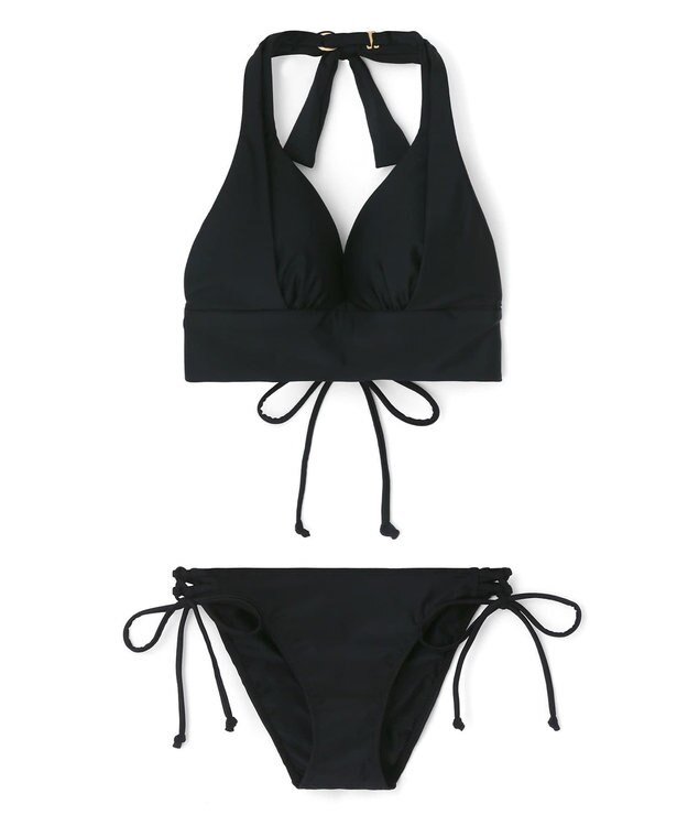 San-ai Resort（三愛水着楽園） ナチュラルだけどしっかり盛れる【ナチュラルアップブラ】　ノンワイヤービキニ　7M・9M　【San-ai Resort（サンアイリゾート）】 ブラック