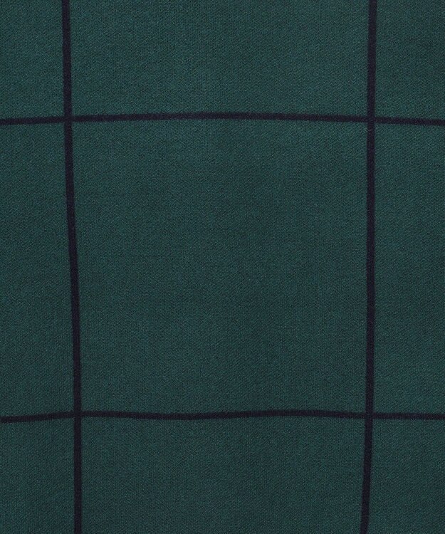 UNFILO MENS 【OCEANS YouTube 掲載/男女兼用】スムースシルキーニット 柄 ウインドペン グリーン×ネイビー