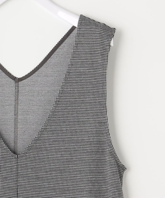 ANY SIS 【2SET】ニットパーカー×ジャンパースカート セット モノトーン千鳥