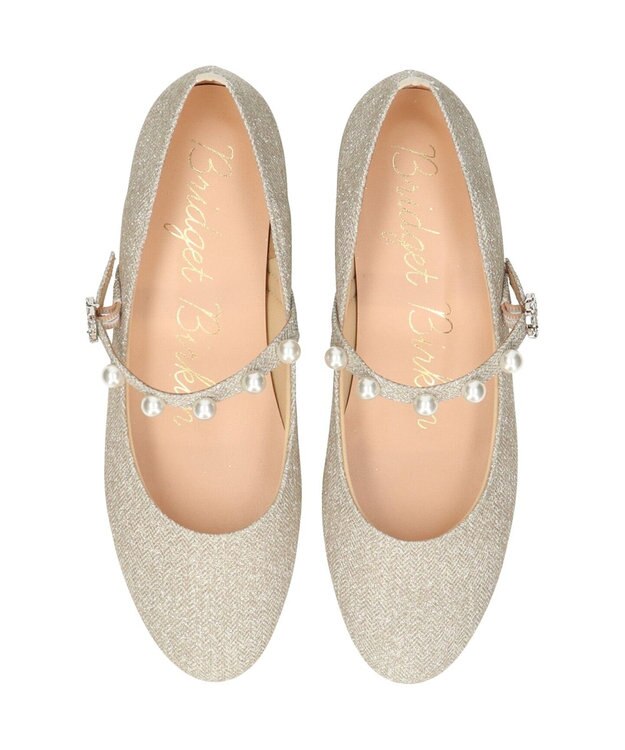 Bridget Birkin 【Bridget Birkin】パールツキメリージェーンパンプス シルバー雑材