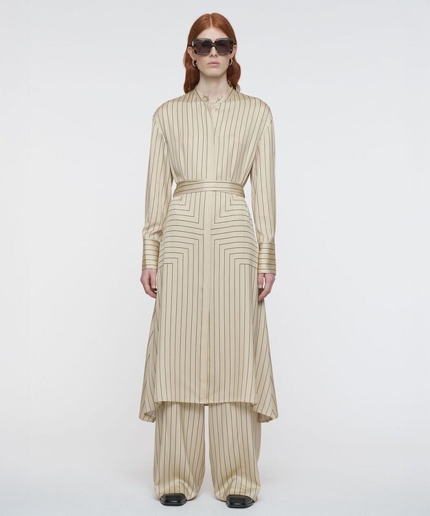 JOSEPH ジオメトリック アニメーション　ドレス Affogato / Black