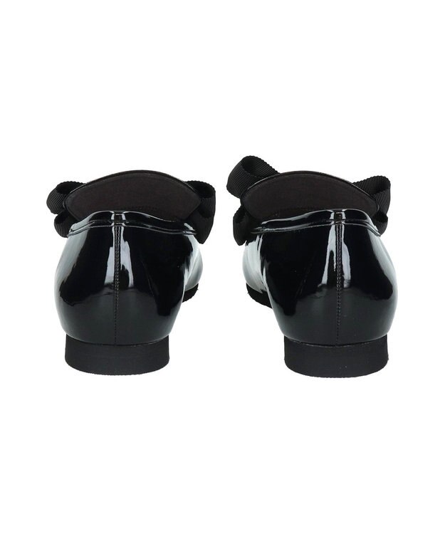 Bridget Birkin 【Bridget Birkin】ラウンドリボンローファー ブラックエナメル