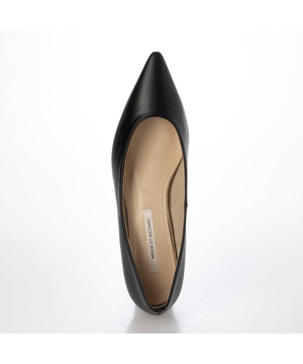 MODE ET JACOMO <MODE ET JACOMO>ポインテッドトゥプレーンパンプス ブラック