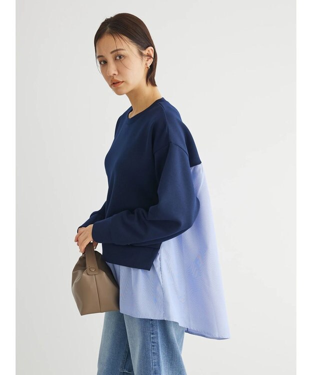 Green Parks ダンボールドッキングプルオーバー Navy