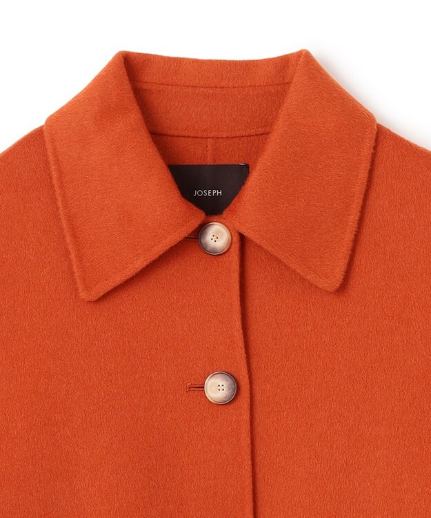 JOSEPH ダブルフェイスカシミヤ　ショートコート Cinnamon