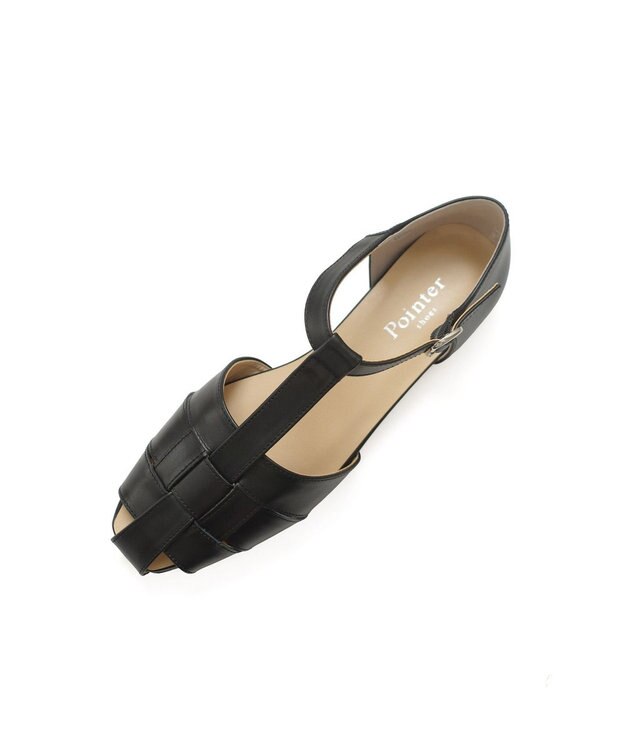 Pointer 日本製 本革グルカサンダル ブラック