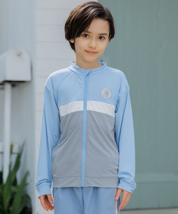 J.PRESS KIDS 【SS-Lサイズ】 ラッシュガード サックスブルー