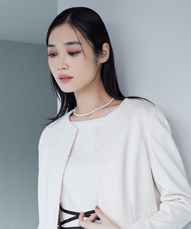 TOCCA OPEN CLOVER PEARL NECKLACE 淡水パール 2WAYネックレス ゴールド系