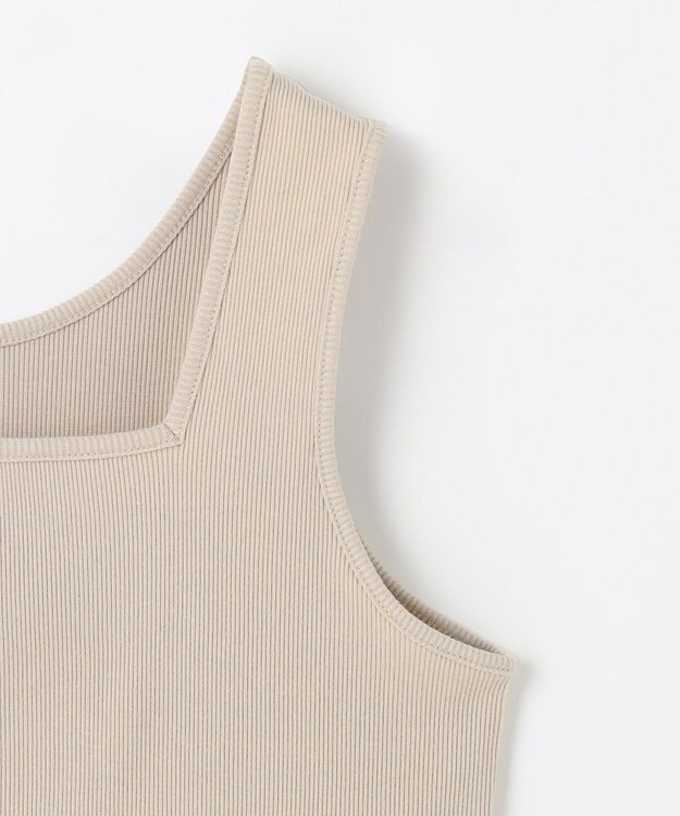 ANY 【新色追加】スクエアタンクトップ ベージュ