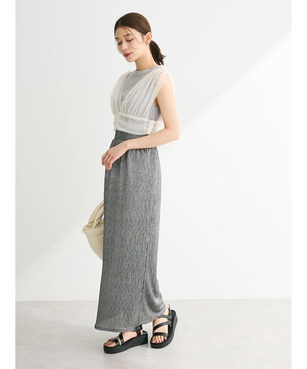 Green Parks ・ＥＬＥＮＣＡＲＥ　ＤＵＥ　バックレースアップビスチェ Ivory