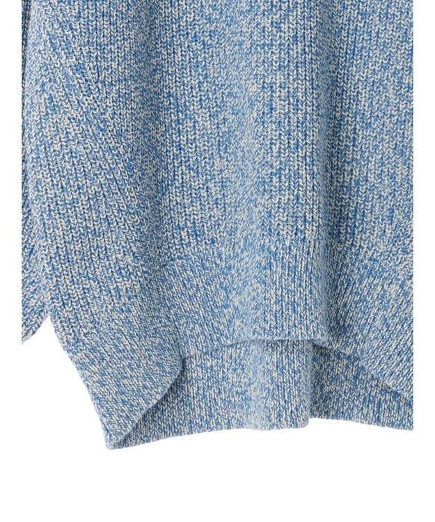 AMERICAN HOLIC 片畦クルーネックニットプルオーバー Blue