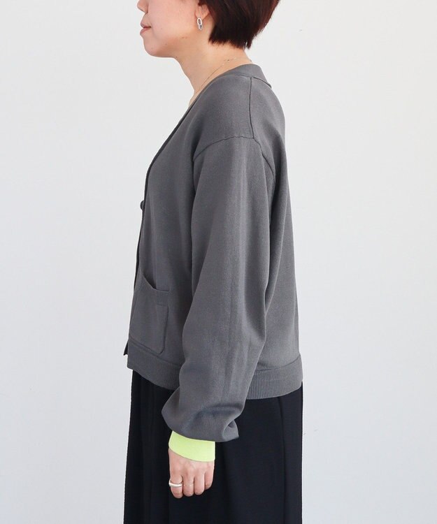 CRAFT STANDARD BOUTIQUE Ｖネックニットカーディガン Dark Gray