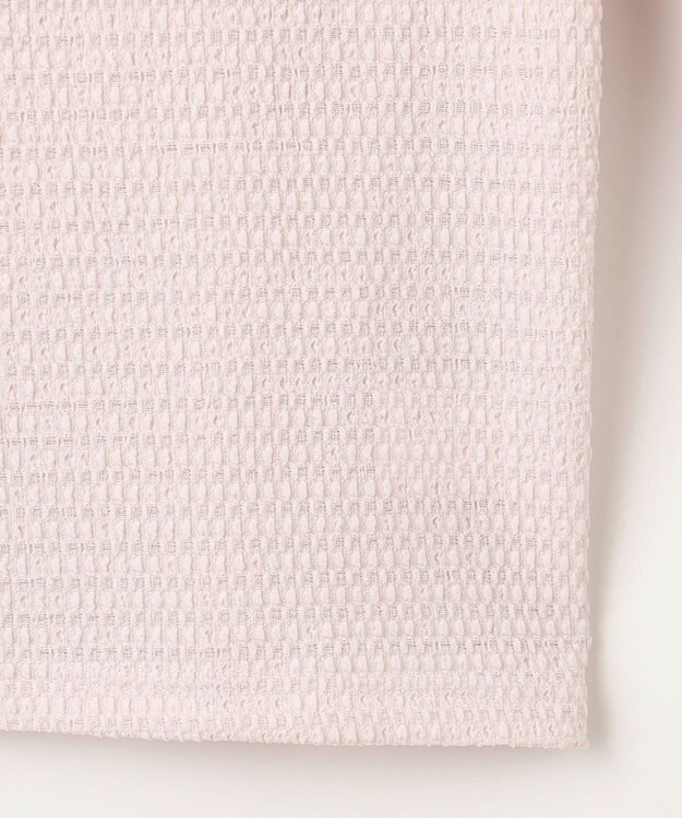 Feroux 【洗える】シュリンク プルオーバー ピンク系