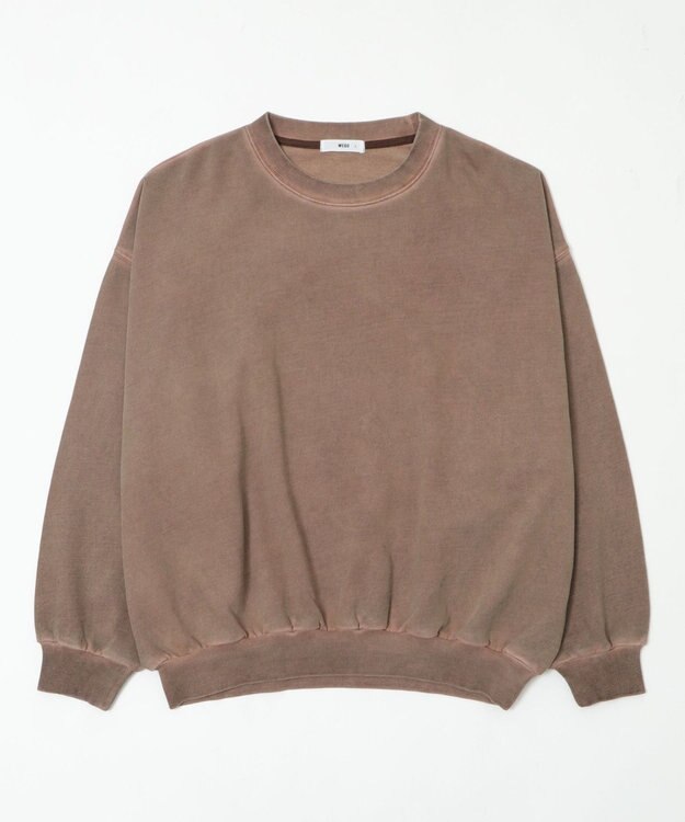 WEGO 【ユニセックス着用ITEM】バルーンクロップドプルオーバー ブラウン