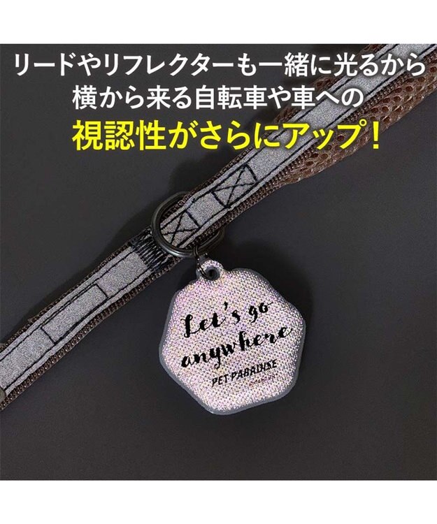 PET PARADISE ペットパラダイス 超反射 切り替え ハーネス＆リード Ｍ 《ブルーグリーン》 ブルーグリーン